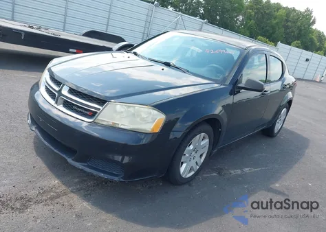 2012 Dodge Avenger Se из США, поврежденный, VIN 1C3CDZAB4CN127982